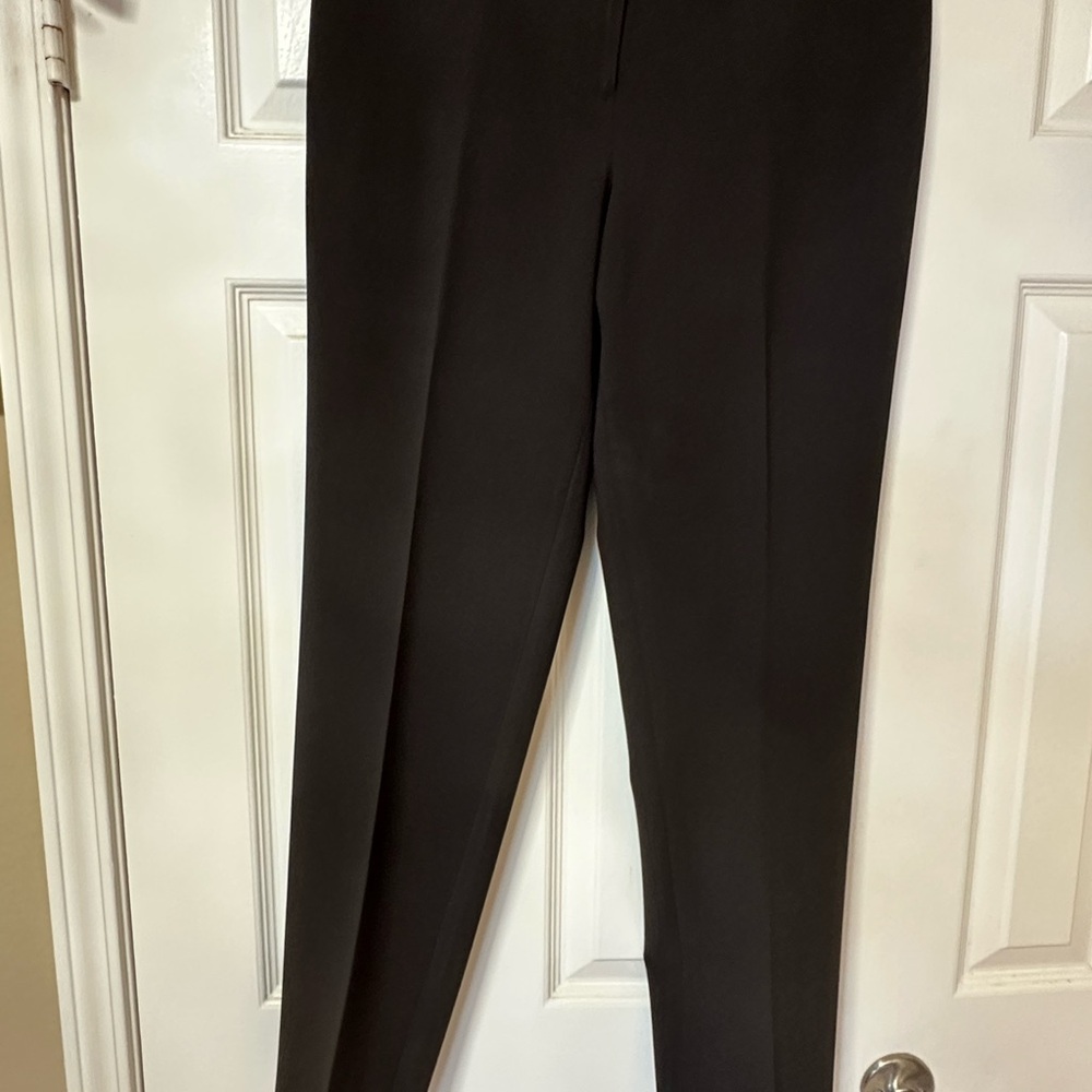 St John Knits nylon Mahogany brown pants.